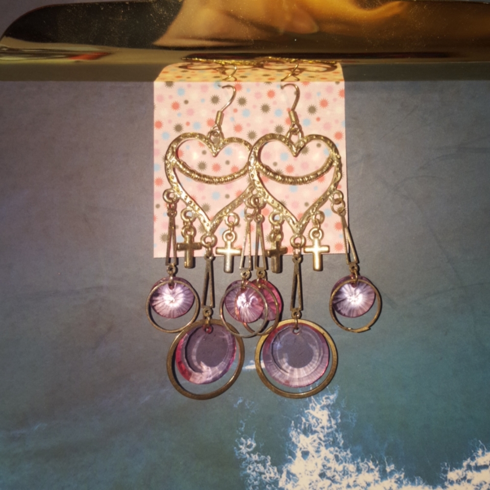2/ $20 Heart and Cross earrings